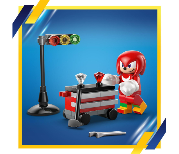 LEGO SONIC 77118 Silver w samochodzie kontra Knuckles w monster t - 1473587 - zdjęcie 8